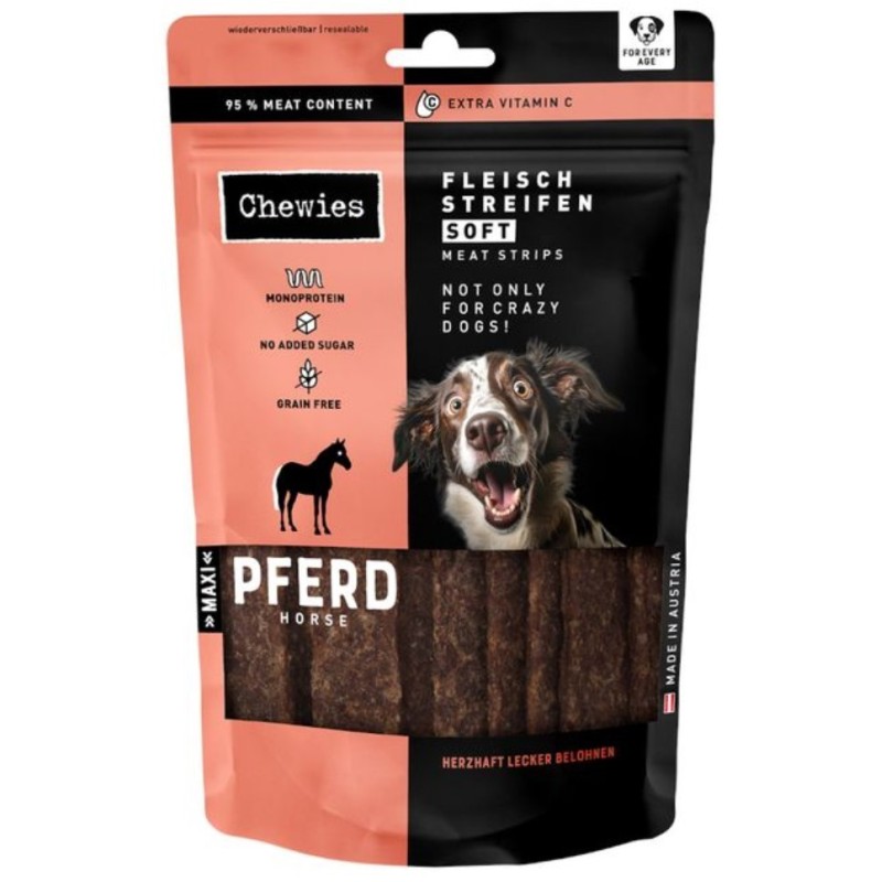 CHEWIES Paski 100% mięsne konina 150 g