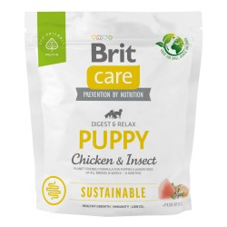 BRIT CARE Dog Sustainable Puppy Chicken & Insect 1 kg