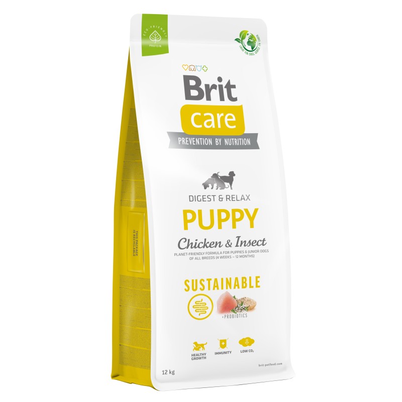 BRIT CARE Dog Sustainable Puppy Chicken & Insect 3 kg