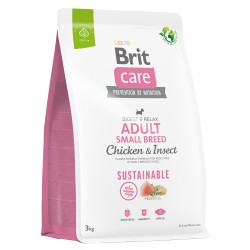 BRIT CARE Dog Sustainable Adult Small Chicken & Insect 1 kg