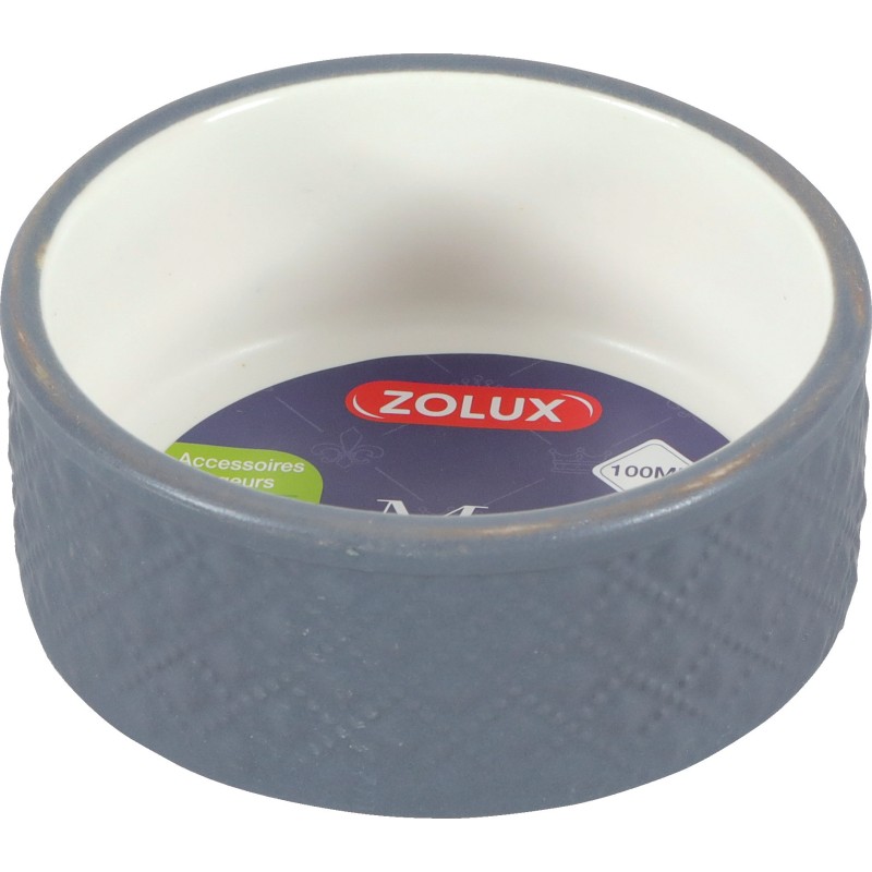 ZOLUX Miska gres dla gryzonia Margot - szary 100 ml