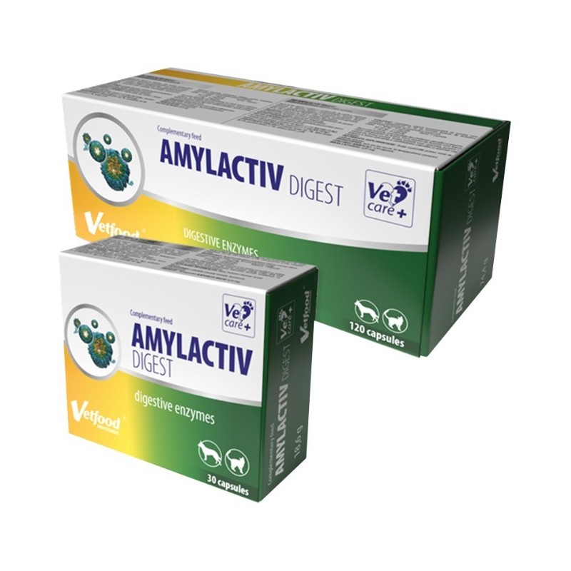 VETFOOD Amylactiv Digest 120 kapsułek