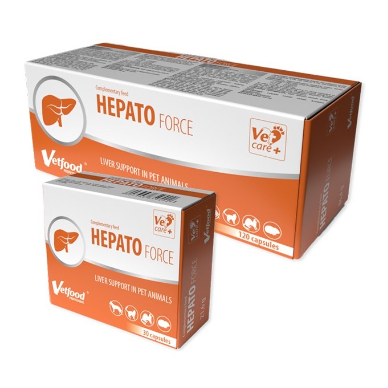 VETFOOD Hepatoforce (blister) 120 kapsułek