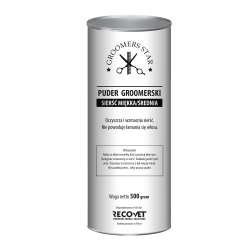 GROOMERS STAR Puder groomerski na sierść miękką oraz średnią 0,5 kg