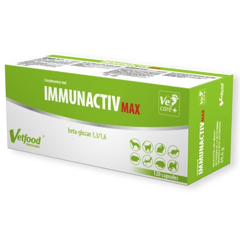 VETFOOD Immunactiv Max 120 kapsułek
