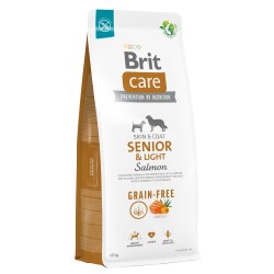 BRIT CARE Dog Grain-Free Senior and Light Salmon 1 kg