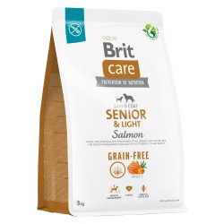 BRIT CARE Dog Grain-Free Senior and Light Salmon 3 kg