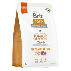 BRIT CARE Dog Hypoallergenic Junior Large Breed Lamb 12kg