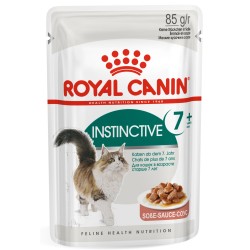 ROYAL CANIN Instinctive +7 w sosie karma mokra w sosie dla kotów starszych, wybrednych 12x 85g