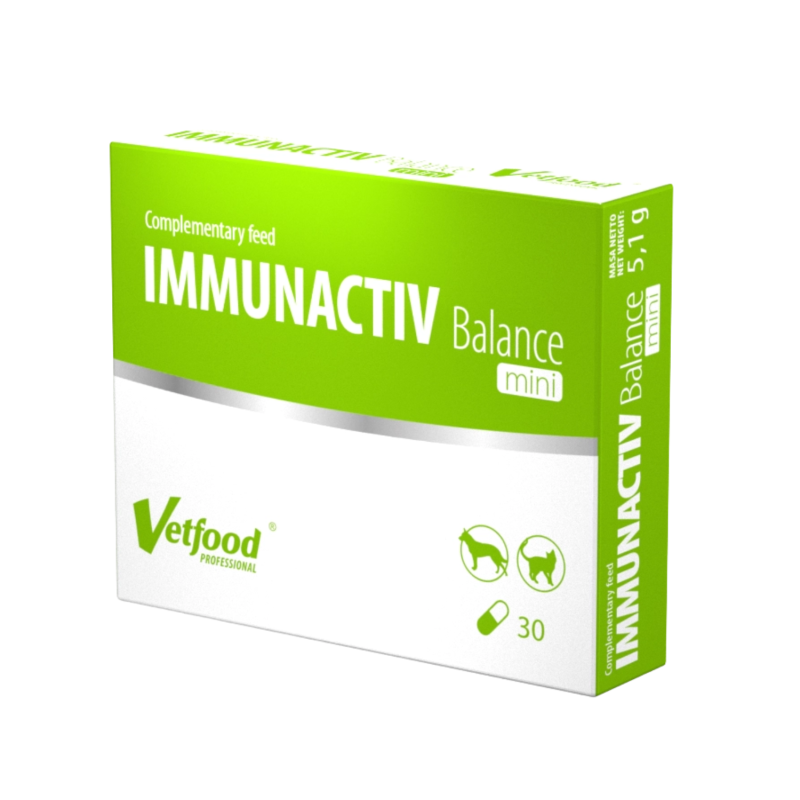 VETFOOD Immunactiv Balance mini 30 kapsułek