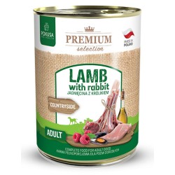 POKUSA Premium Selection Adult Jagnięcina z królikiem 800g