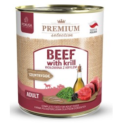 POKUSA Premium Selection Adult Wołowina z krylem 800g