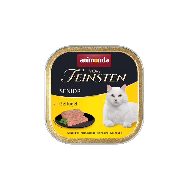 ANIMONDA Cat Vom Feinsten Senior - Drób 32x 100g