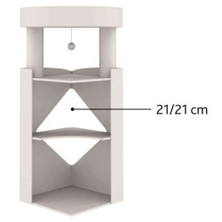 TRIXIE Drapak wieża dla kota Arma 98 cm - szaro/niebieski