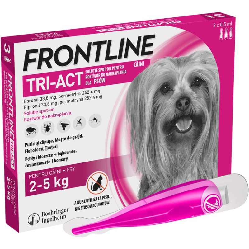 FRONTLINE Tri-Act Spot On XS 2 - 5kg - 1 pipeta