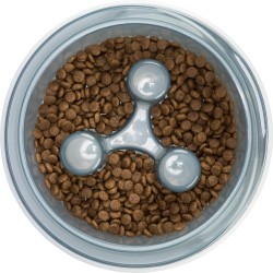 TRIXIE Miska plastikowa wymuszająca wolne jedzenie 0,45l (20cm)