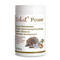 DOLFOS Dolvit Power 100g - karma ratunkowa gryzonie, jeże, gady wszystkożerne
