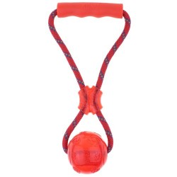 KONG Squeezz Ball w/Handle Assorted L