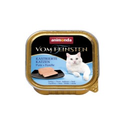 ANIMONDA Cat Vom Feinsten dla kastratów - Indyk z pstrągiem 32x 100g