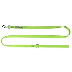 DINGO Smycz przedłużana z taśmy polipropylenowej (2,5 x 200-400 cm) - zielona