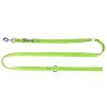 DINGO Smycz przedłużana z taśmy polipropylenowej (2,5 x 200-400 cm) - zielona