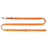 DINGO Smycz przedłużana z taśmy polipropylenowej (2,5 x 200-400 cm) - pomarańczowa