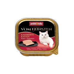 ANIMONDA Cat Vom Feinsten dla kastratów - Indyk z pomidorami 32x 100g