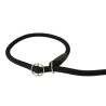 DINGO Smycz zaciskowa z linki Snake z regulowaną obrożą (1,2 cm x dł. 170 cm) - czarny