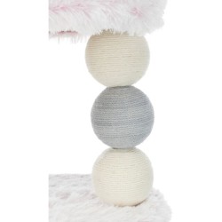 TRIXIE Drapak stojący Harvey 73 cm - biały-różowy