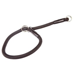 DINGO Obroża zaciagana z linki Snake (1,2 cm x dł. 55 cm) - czarny