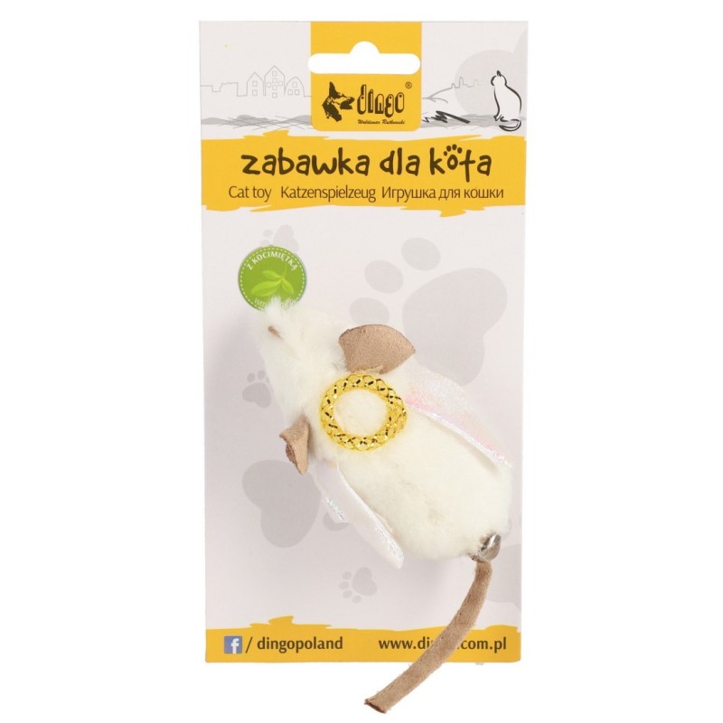 DINGO Zabawka dla kota - Mysz Angelo 1 szt.