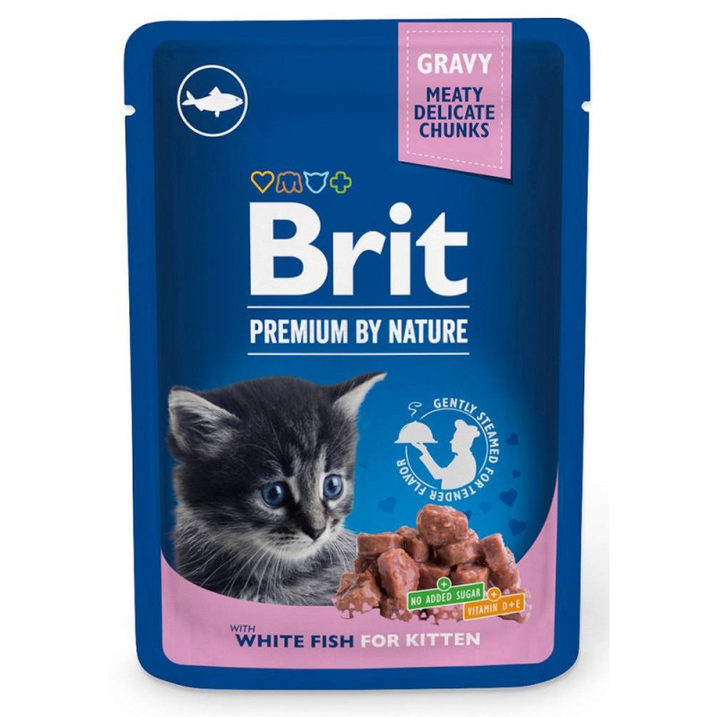 BRIT PREMIUM CAT Białoryby dla kociąt 100g