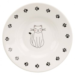 TRIXIE Miska ceramiczna spodek dla ras krótkopyskich 15 cm - biała