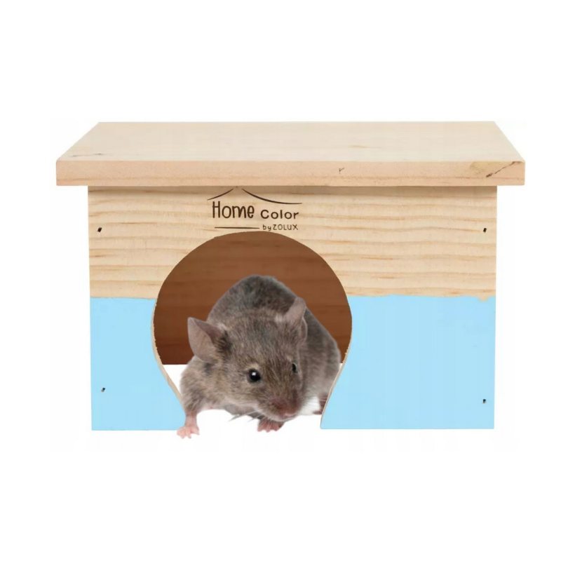 ZOLUX Domek drewniany Home Color prostokątny M 150 x 235 x 185mm