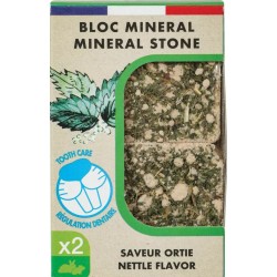 ZOLUX Kostki mineralne dla gryzoni i królików EDEN z pokrzywą 2 szt. x 100g