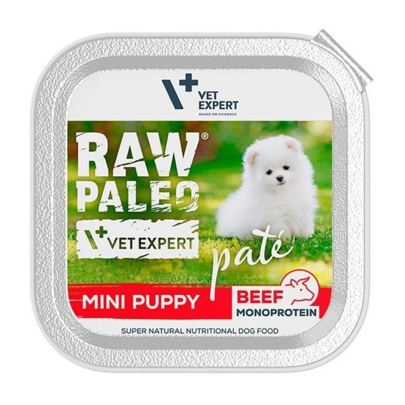 RAW PALEO Pate Mini Puppy Beef 150g