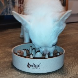 DINGO Miska bambusowa spowalniająca jedzenie 0,41l