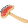 DINGO Szczotka serce z bambusową rączką 18,5 x 10 cm