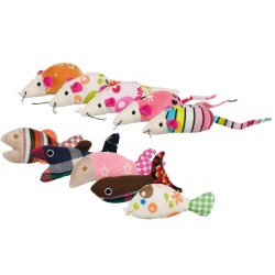 TRIXIE Myszka / rybka 9 - 12 cm / 1 szt.