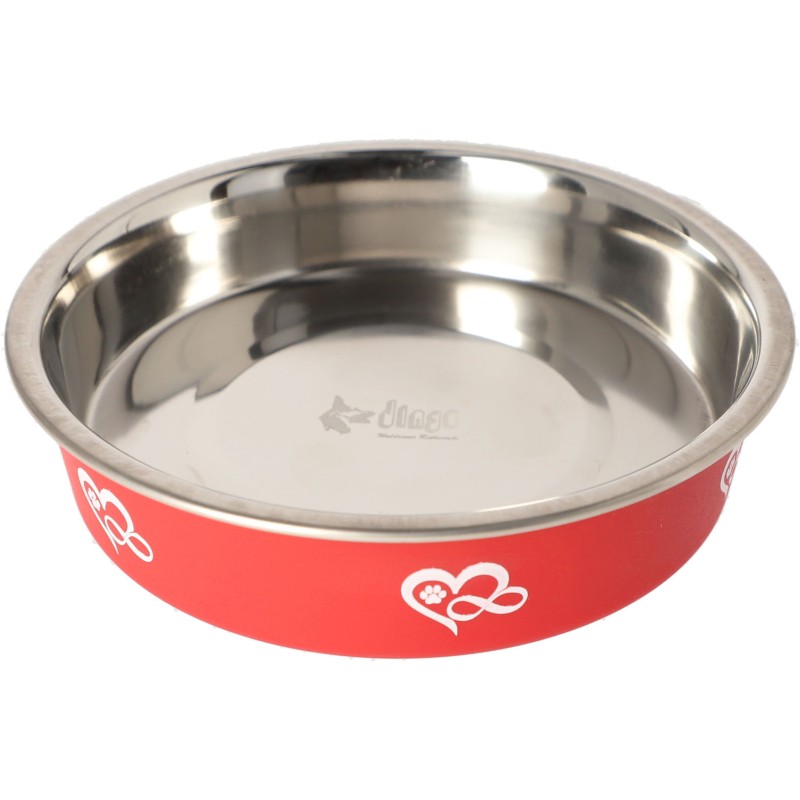DINGO Miska metalowa antypoślizgowa dla kota bonita 270 ml
