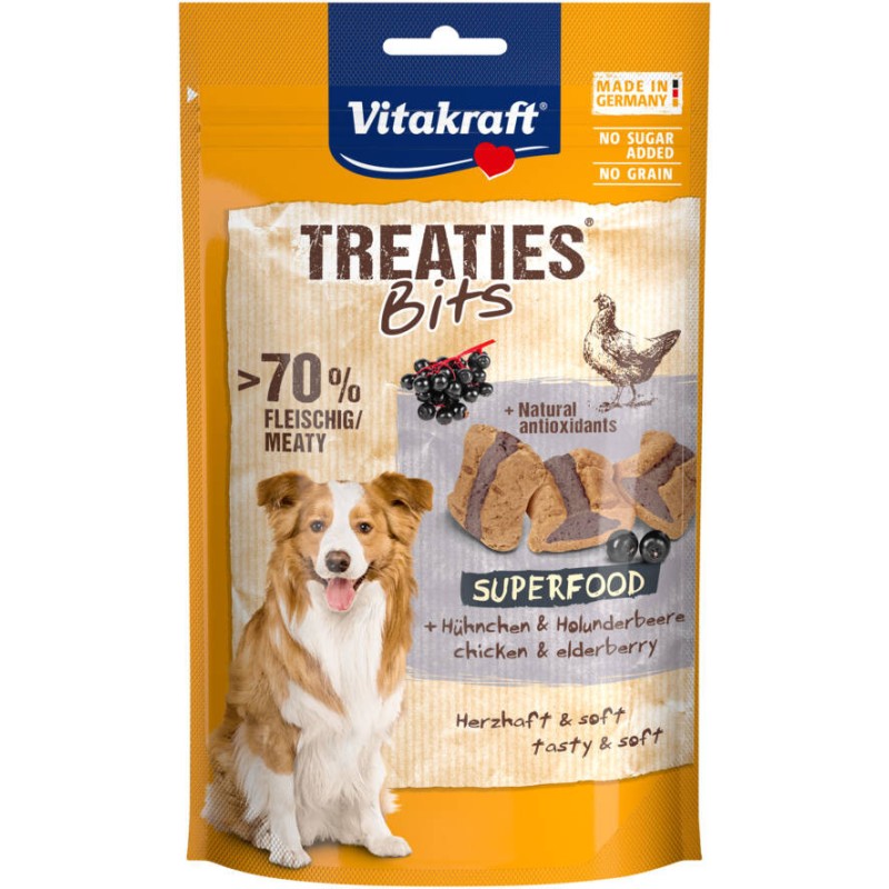 VITAKRAFT Treaties Bits Superfood z czarnym bzem 100g