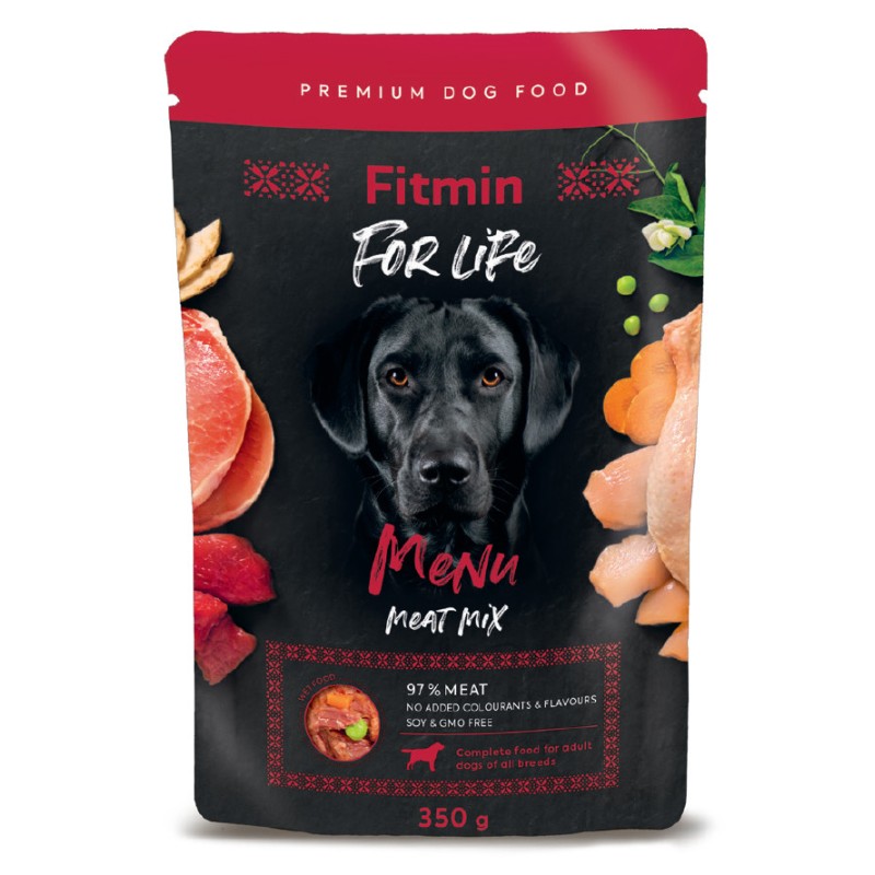 FITMIN For Life Dog Menu Meat Mix 350g (saszetka)