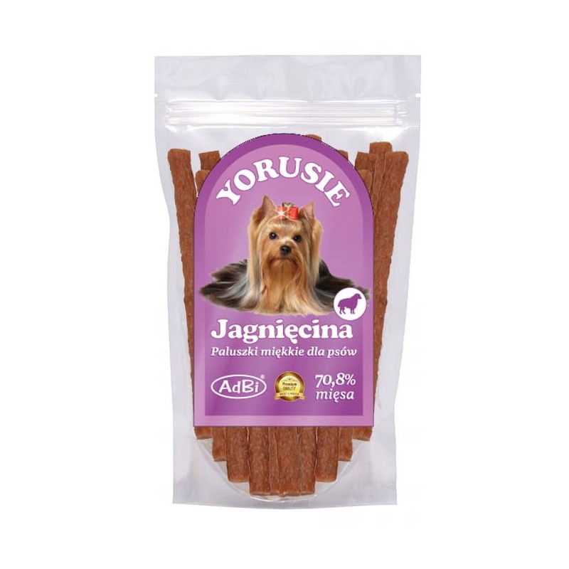 ADBI Yorusie Paluszki mięsne z jagnięciną 250g