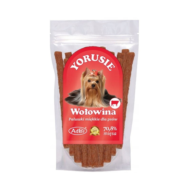 ADBI Yorusie Paluszki mięsne z wołowiną 250g