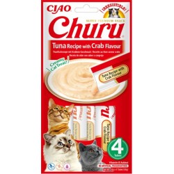 INABA CAT CHURU tućzyk z krabem 4x 14g (56g)