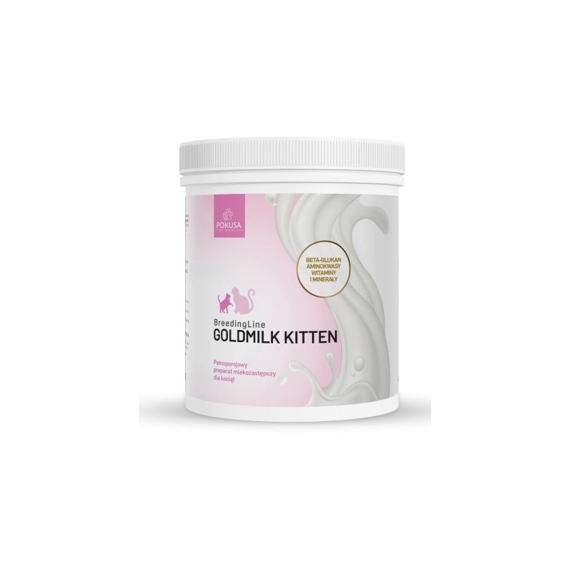 POKUSA BreedingLine GoldMilk Kitten - preparat mlekozastępczy dla kociąt 250g