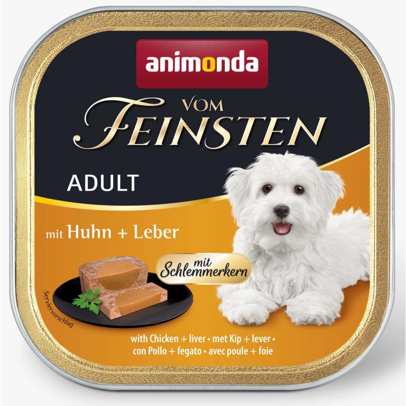 ANIMONDA Dog Vom Feinsten Adult Kurczak, wątróbka 150g
