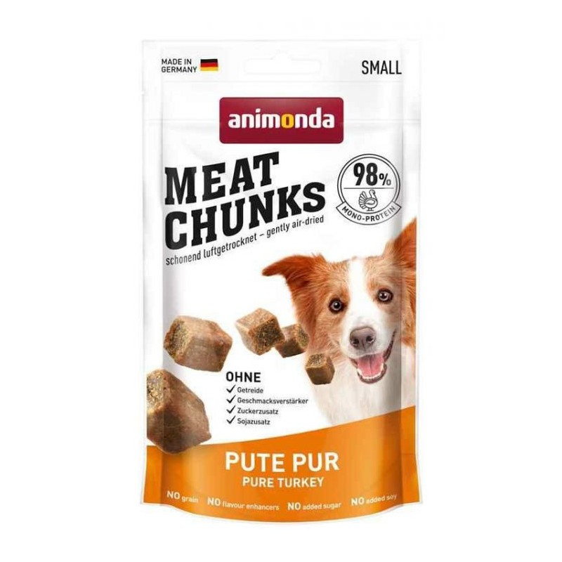 ANIMONDA Meat Chunks  Dog Przysmaki Czyste kawałki mięsa - Indyk 60g