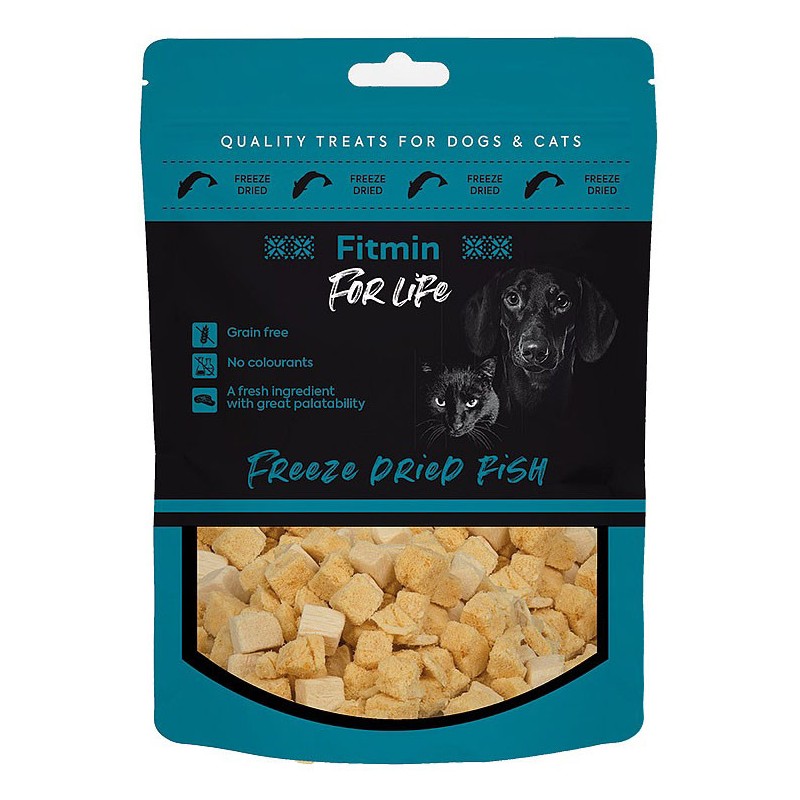 FITMIN For Life Freeze Dried Fish dla psa i kota 30g