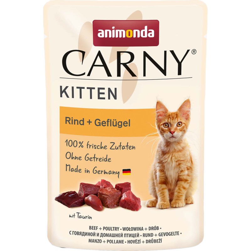 ANIMONDA Carny Kitten Koktajl drobiowy 85g (saszetka)